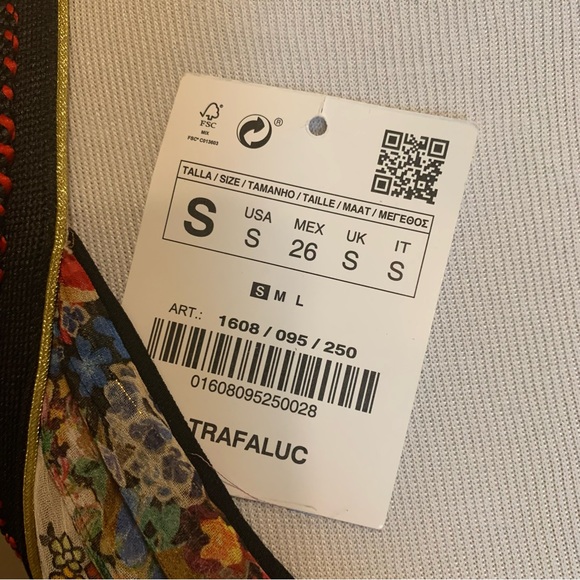 ZARA STUDIO SHIMMERY PATCHWORK DRESS - Picture 12 of 16